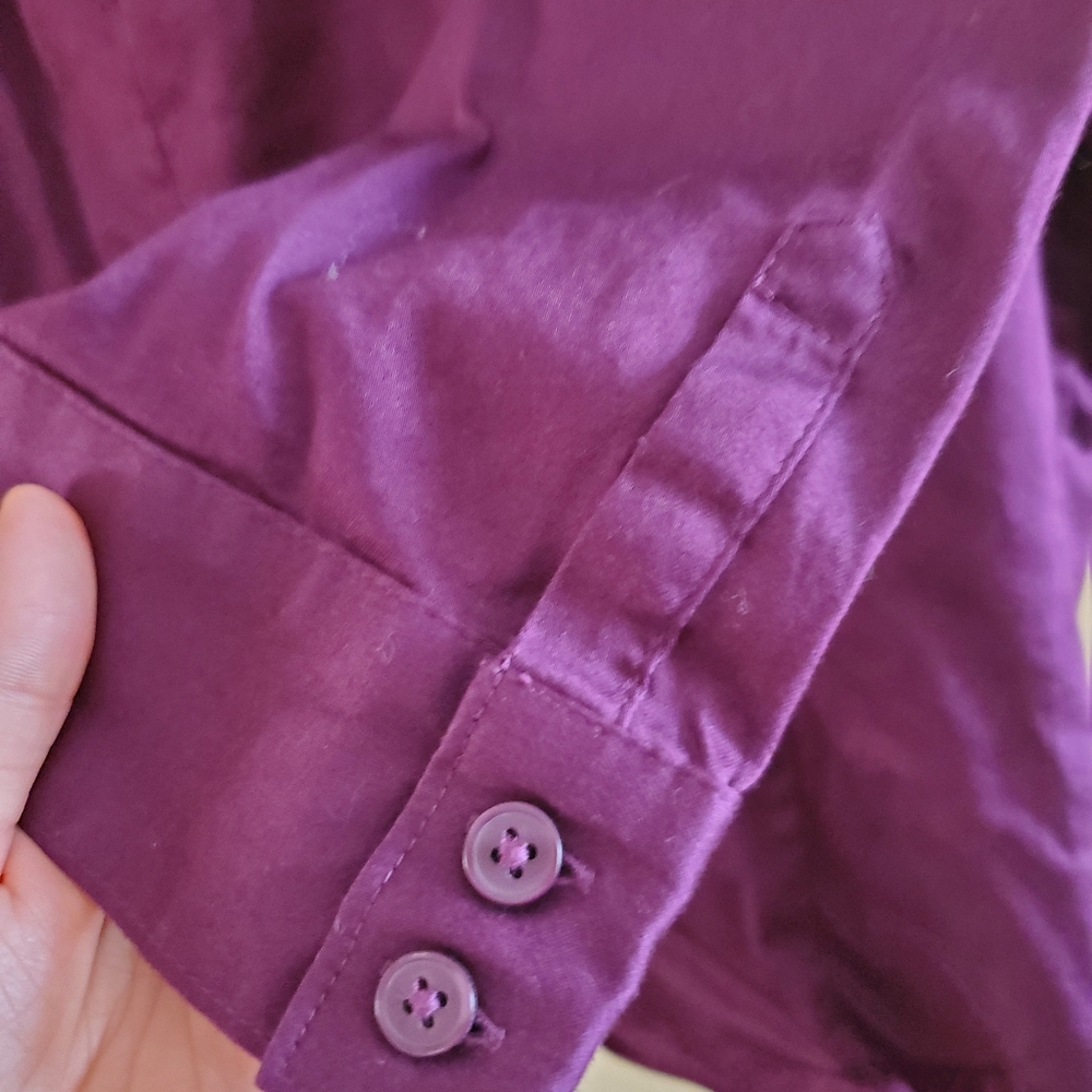 DANA BUCHMAN Button Down Shirt, Size:S - Picture 4 of 5